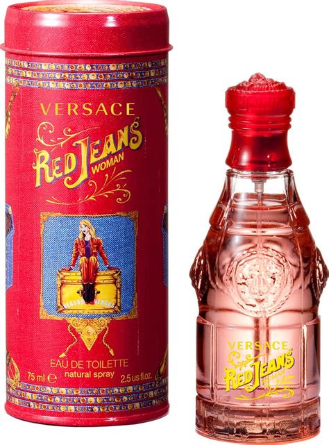 versace red jeans bottle can|Red Jeans by Versace .